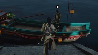 Where Winds Meet - Talk to the Boatman Prepare to Enter the Revelry Hall