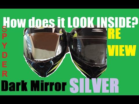 Dark Mirror Silver Lens │ SPYDER│ How does it look inside?