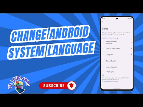 How to Change Android System Language