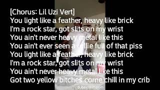 Lil Uzi Vert -Heavy Metal (LYRIC VIDEO)
