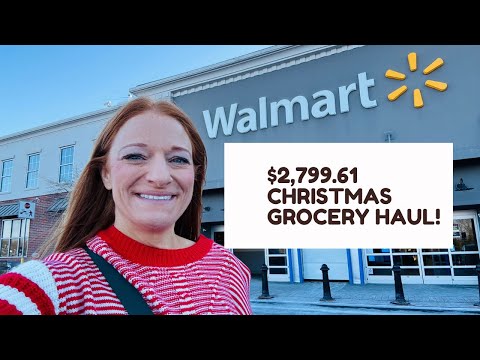 $2,799.61 CHRISTMAS GROCERY HAUL! 