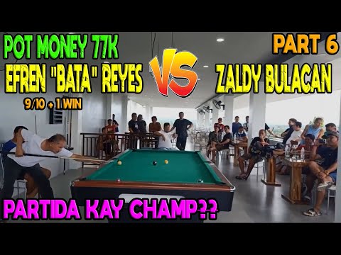 (P6) EFREN  BATA  REYES (9/10 +1 WIN) VS  ZALDY   I RACE-20/21 I SANRAFAEL BULACAN  I POT MONEY 77K