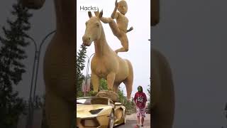 Sand horse 🐴 || Life Hacks😱 || #shorts