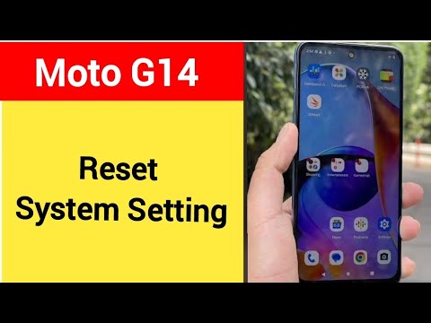 How to reset system setting, Moto G14 me system setting reset kaise karen