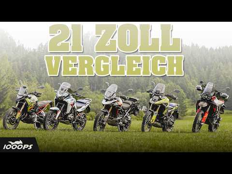 21" Sportgeräte - 5 Mittelklasse Adventurebikes im Offroad Test und Vergleich 2024