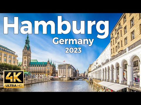 Hamburg 2023, Germany Walking Tour (4k Ultra HD 60fps) – With Captions