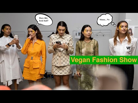 Vegan Fashion Show- Backstage to Runway