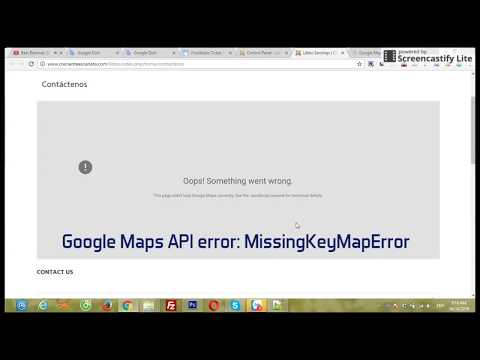 Google Maps API error: Solution How to fix it?