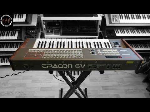 TIRACON 6V Analog Synthesizer (1987) Made in GDR *Volkseigener Synthesizer Betrieb*
