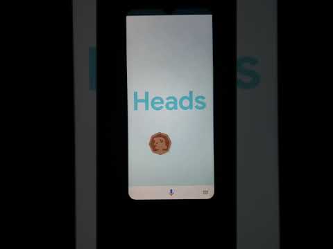 flip a coin (toss) by Google assistant|#shorts, #Google, #cricket, #toss #Googletips, #coins,