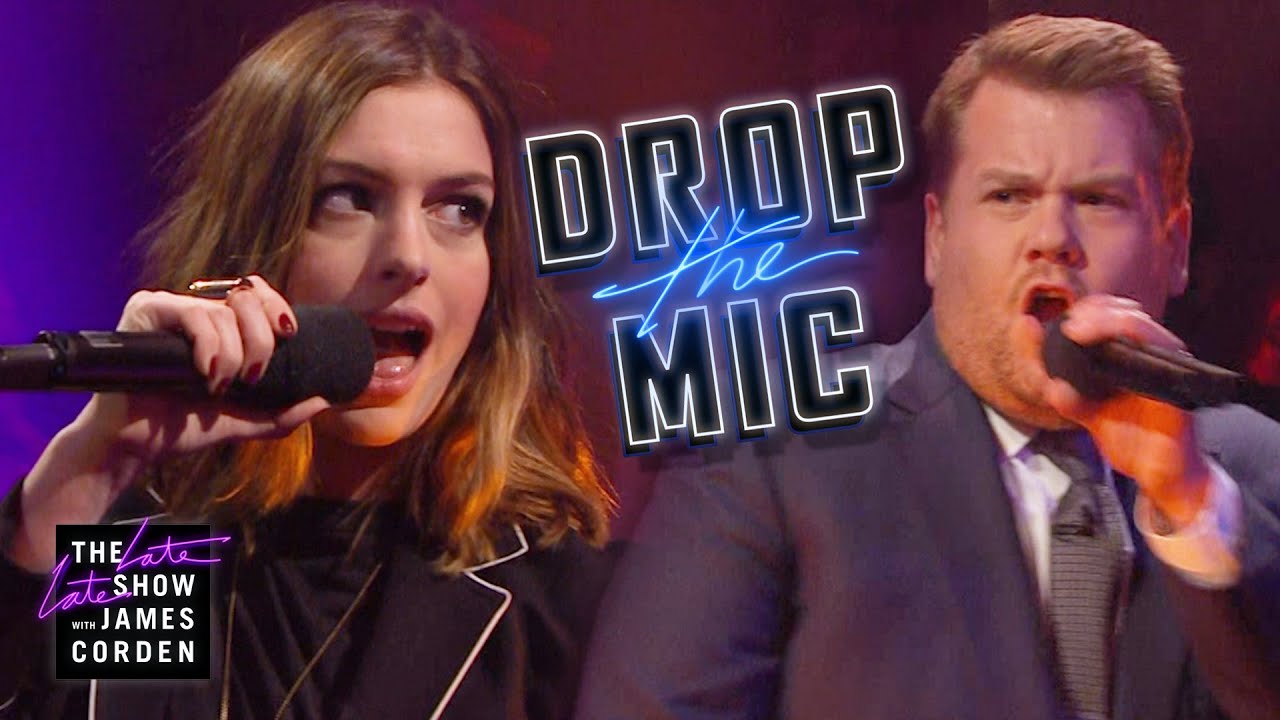 Drop the Mic w/ Anne Hathaway - YouTube