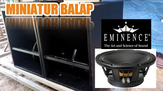 Video thumbnail for Miniatur balap, EMINENCE speaker Delta Pro 12A by ECO ELECTRO