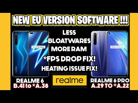 REALME 6pro/6 How to Update to EU version and how To format data using Recovery mode step by step