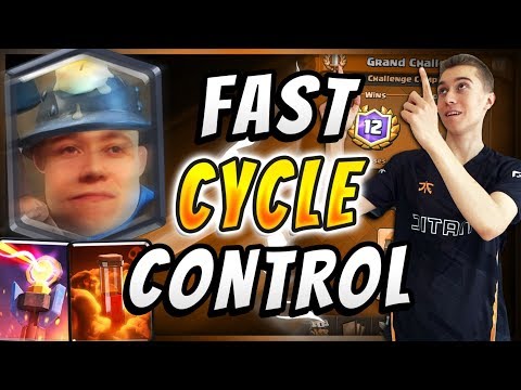 STRONG DEFENSE & FAST CYCLE! 3.0 MINER POISON CONTROL— Clash Royale