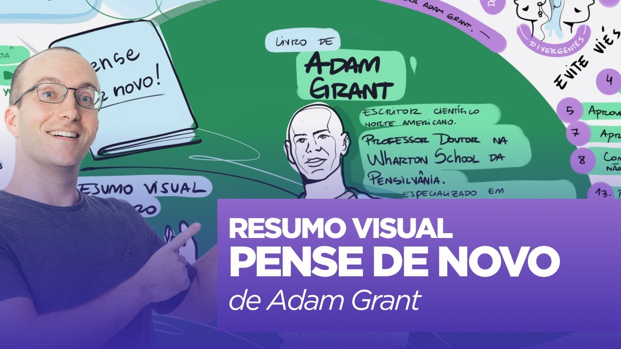 RESUMO VISUAL PENSE DE NOVO DE ADAM GRANT