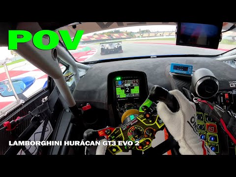 LAMBORGHINI HURACAN GT3 EVO2 // *4K POV* Onboard in Barcelona // Fabio Rauer