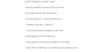 Ambra Angiolini   Fermati Şarkı Sözü