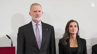 Los Reyes en la recepción a la colectividad española residente en Finlandia