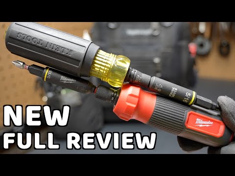 NEW Milwaukee 8-in-1 Multi-Bit Nut Driver vs Klein Tools 11-in-1 Impact Screwdriver UPDATED