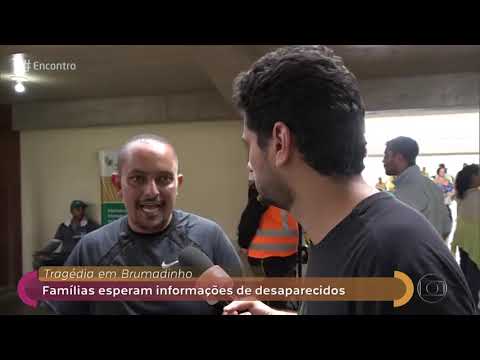 Encontro com Fátima Bernardes 28/012019 - Imagens de onde era a pousada que foi destruída