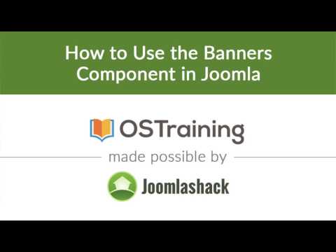 Joomla Beginner Class Lesson 20 How to Use the Banners Component in Joomla
