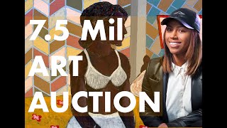 This Auction of Emerging Artist totals 7.5 Million in Sales