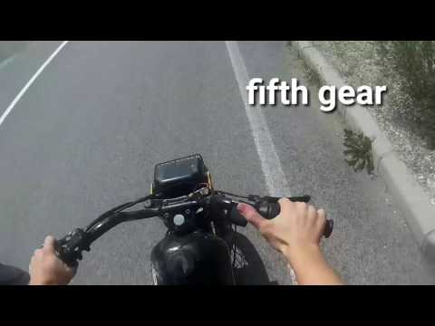 Repearing shift forks and adding fifth gear in tomos apn 6