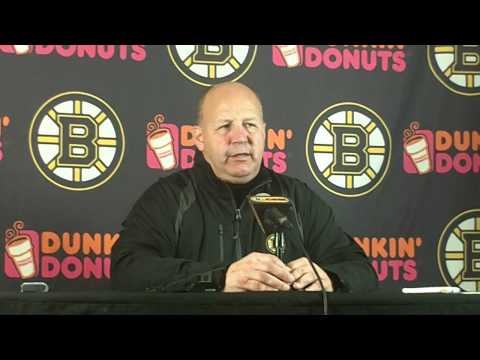 Claude Julien 10 27 Bruins Habs Pregame