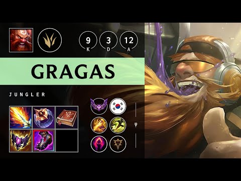 Gragas Jungle vs Zac - KR Master Patch 25.12