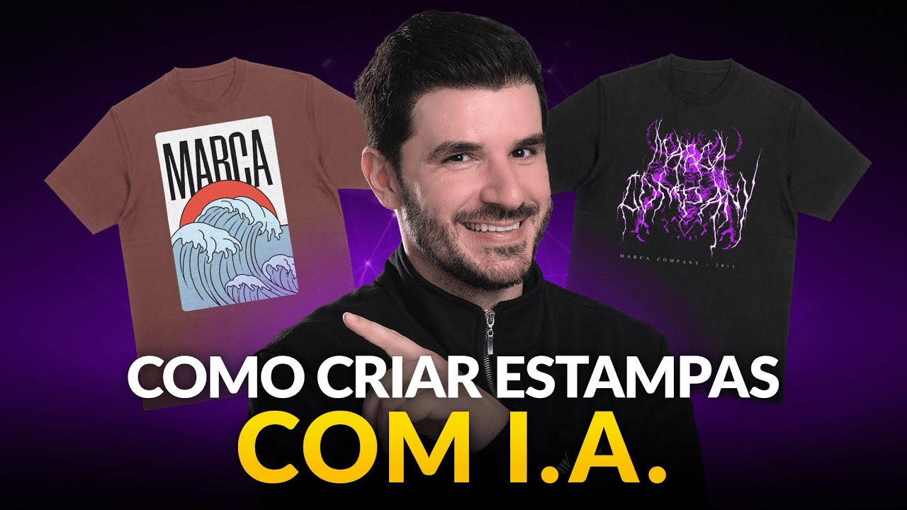 COMO CRIAR ESTAMPAS usando INTELIGÊNCIA ARTIFICIAL (Passo a passo)