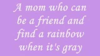 I Want A Mom That Lasts Forever by Cyndi Lauper (lyrics)