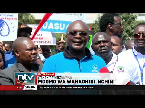 UASU na KUSU vyakusanyika UoN kuanza mgomo