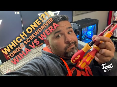 WHicH TORQUE SCREWDRIVER SHOULD I GET?!! WIHA TOOLS OR WERA TOOLS?
