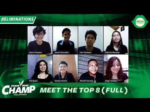 Meet the Top 8 - Spoken Word Champ Philippines