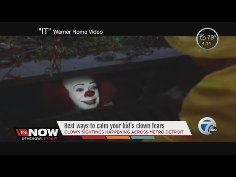 Best way to calm your kids clown fears