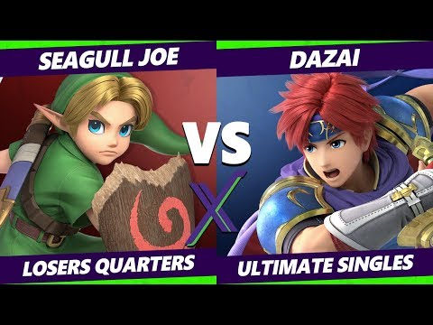 Smash Ultimate Tournament - Dazai (Roy) Vs. Seagull Joe (Young Link) - S@X 309 SSBU Losers Quarters