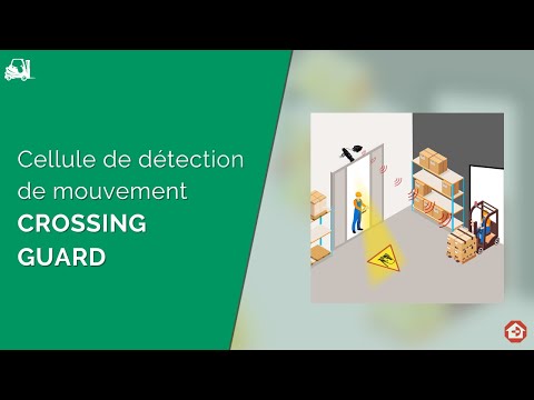 Cellule de détection de mouvement pour prévention des collisions entre piéton et chariot