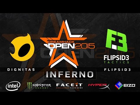 Dignitas vs Flipsid3 - Map 1 - Inferno (DreamHack Open Summer 2015 Closed Qualifier)