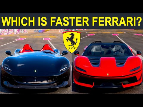 Forza Horizon 5: NEW Ferrari Drag Race! Ferrari J50 vs. Ferrari Monza SP2 (Stock & Tuned)