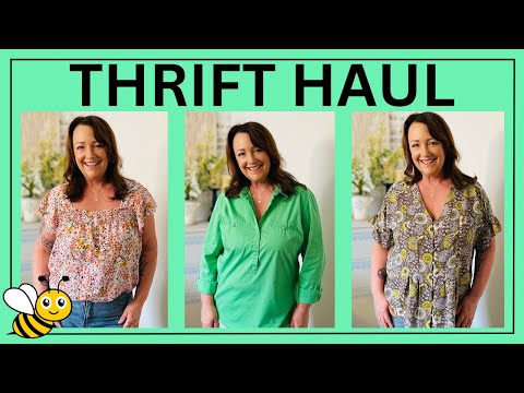 🌺 AMAZING SAVINGS IN THIS THRIFT SHOP CLOTHING HAUL-I'M OVER 50🌺