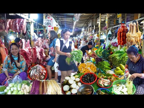 Cambodian Routine Food & Lifestyle @ Boeng Keng Kang Market, Fish, Shrimp, Pork, & More