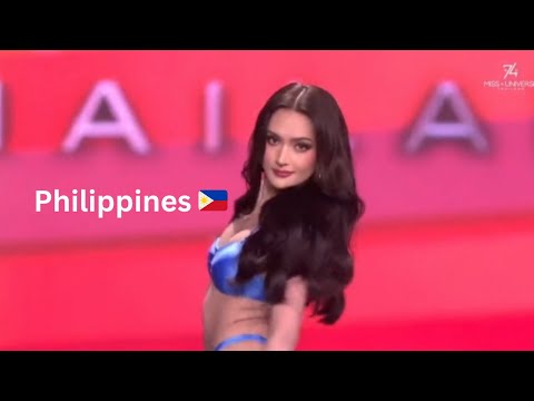 MU2025 PH Ma Ahtisa Manalo Slays in the Swimsuit Round at the Preliminary Competition