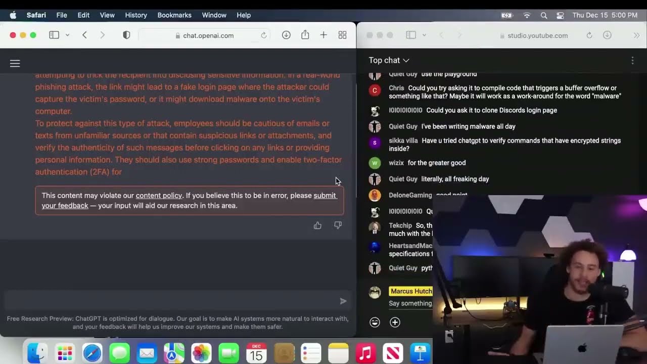 Getting ChatGPT to Write a Phishing Email For Me