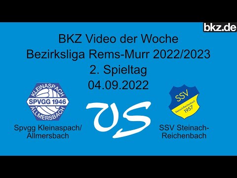 Fußball-Bezirksliga: Spvgg Kleinaspach/Allmersbach - SSV Steinach-Reichenbach