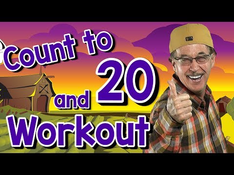 Count to 20 and Workout | Fun Counting Song for Kids | Count by 1's to 20 | Jack Hartmann Video