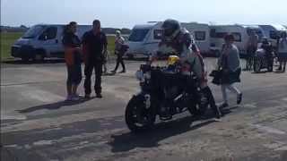 preview picture of video 'Straightliners Elvington Drag Bike Race May 18th 2014 with Prodigy soundtrack.'