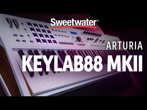 Arturia KeyLab 88 MKII Weighted Keyboard Controller Demo