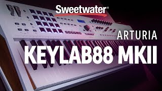 Video thumbnail for Arturia KeyLab 88 MKII Weighted Keyboard Controller Demo by Sweetwater