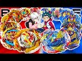 ALL VALKYRIE BEYS Vs ALL SPRIGGAN BEYS Valt VS Shu BEYBLADE BURST ALL GENERATIONS