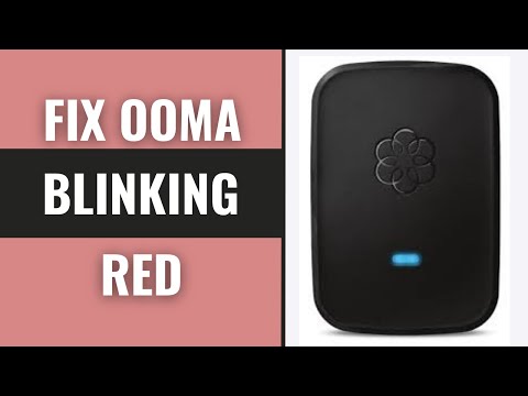Ooma Blinking Red